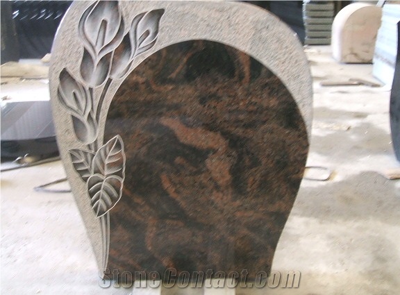 Heart Shape Western Style Tombstones/Monument