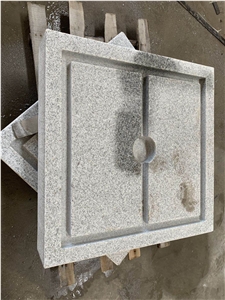Light Grey Granite Bespoke Pillar Caps, Pier Caps
