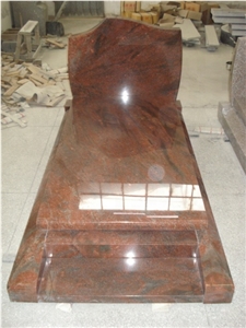 Light Red Granite for Upright Headstone
