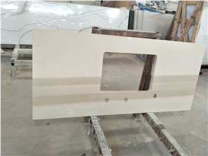 Marjan Beige Engineered Quartz Countertops Ms6805