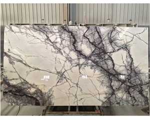 Milas Lilac White Marble Slabs Floor Covering