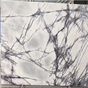 Milas Lilac White Marble Slabs Floor Covering