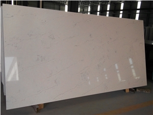 Most Popular Ms6201 Carrara Artificial Quartz Slab