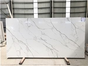 Ms7006 Bookmatch Pattern Calacatta White Quartz