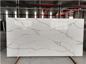 Ms7283 Mars Stone Calacatta Gold Quartz Slabs