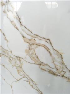 Ms7382 Customized Slabs Calacatta Gold Quartz