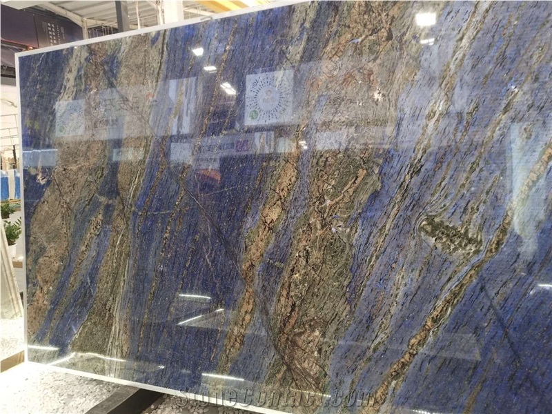 Natural Stone Of Dream Sapphire Blue Granite Slabs