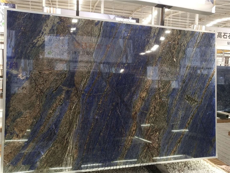 Natural Stone Of Dream Sapphire Blue Granite Slabs