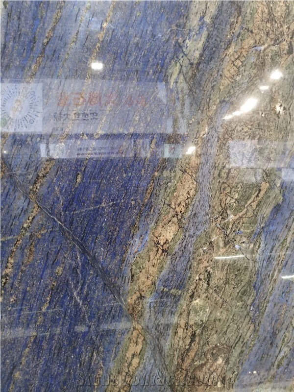 Natural Stone Of Dream Sapphire Blue Granite Slabs