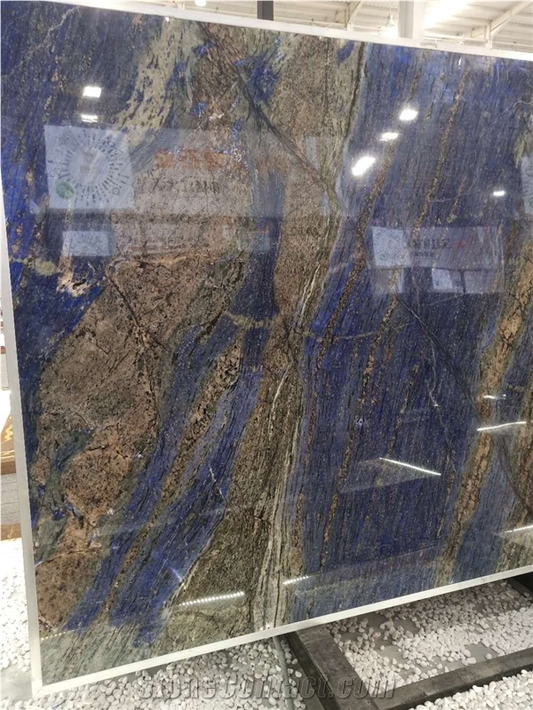 Natural Stone Of Dream Sapphire Blue Granite Slabs