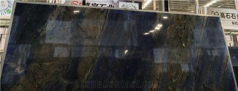 Natural Stone Of Dream Sapphire Blue Granite Slabs