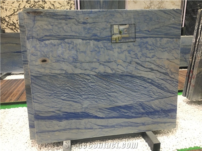 Polished Azul De Macaubas Quartzite for Wall