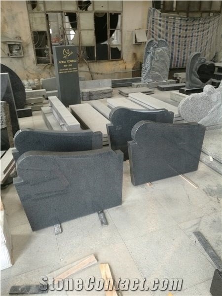 Polished Blue Pearl Granite for Gravestones