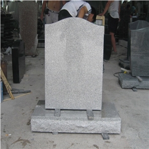 Polished Grey Granite for Rectangle Headstones