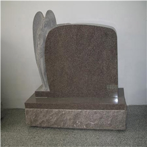 Polished Grey Granite Monument Design