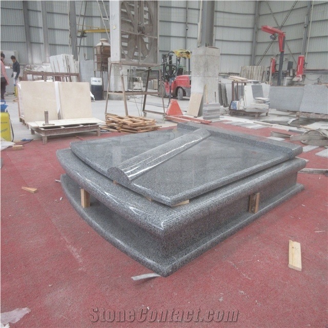 Polished Grey Heart Shape Headstones