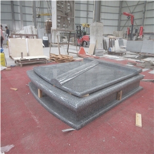 Polished Grey Heart Shape Headstones