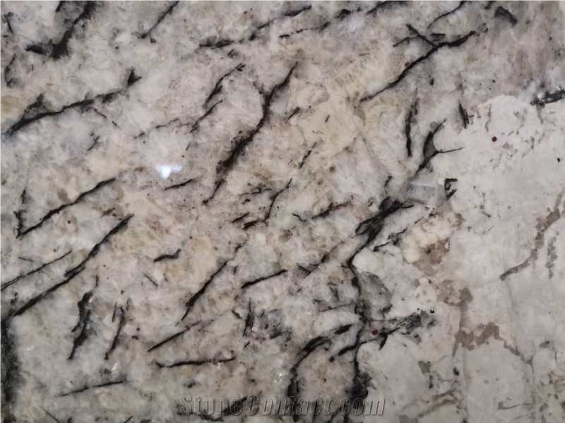 Polished Ice Blue Granite for Staircase