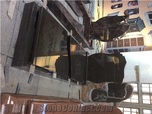 Polished India Red Granite for Gravestones