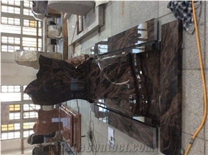 Polished India Red Granite for Gravestones