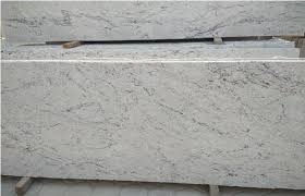 Polished Mera White Granite Slabs