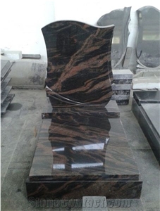 Polished Multicolor Red Granite Gravestones