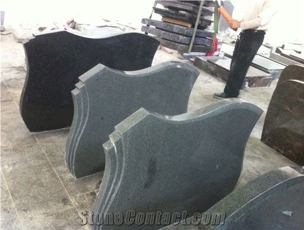 Polished Multicolor Red Granite Gravestones