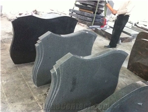 Polished Multicolor Red Granite Gravestones