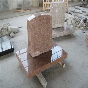 Polished Red Granite for Rectangle Headstones