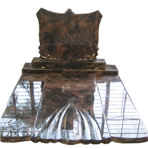Polished Red Granite Tombstone / Monument