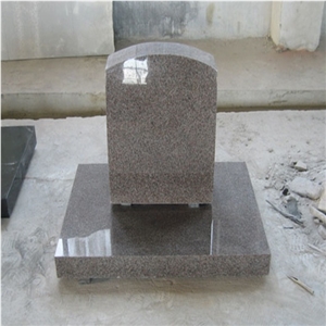 Polished Simple Rectangle Headstones and Bases