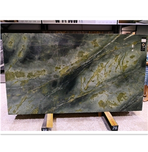 Popular Dreaming Peacock Green Marble Stair Riser