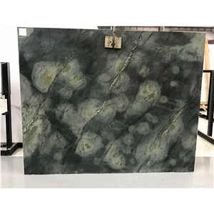 Popular Dreaming Peacock Green Marble Stair Riser