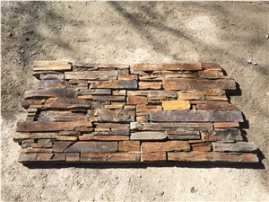 Rusty Slate Cement Culture Stone for Wall Cladding