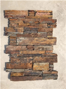 Rusty Slate Cement Culture Stone for Wall Cladding