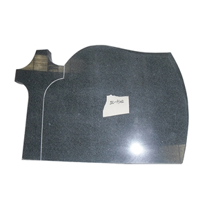 Shangdang Dark G654 Granite Tombstone Poland Style