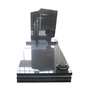 Single Upright Grave Headstones with Bases
