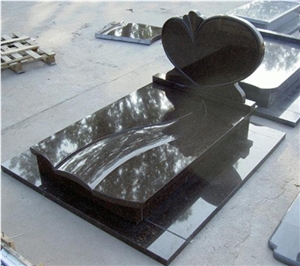 Single Upright Grave Headstones with Bases