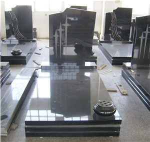 Single Upright Grave Headstones with Bases