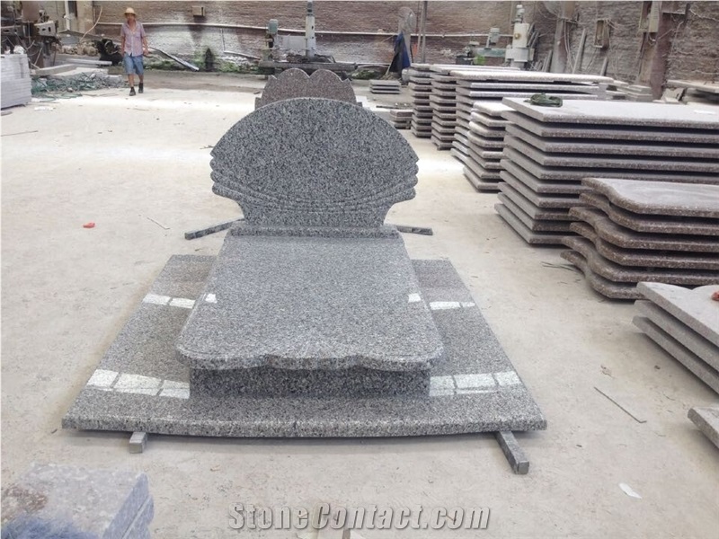 Swan Blue Granite Monument Poland Style