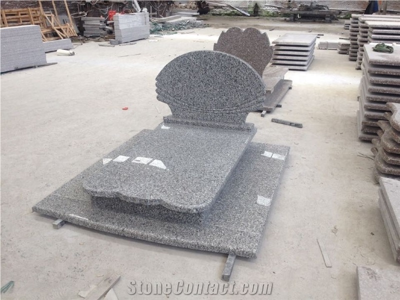Swan Blue Granite Monument Poland Style