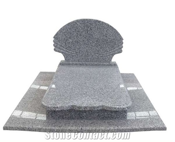 Swan Blue Granite Monument Poland Style