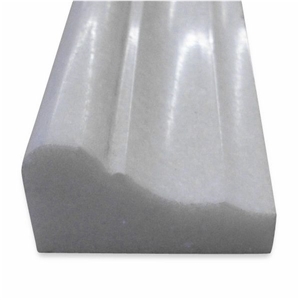 Thassos White 2x12chair Rail Trim Molding Polished