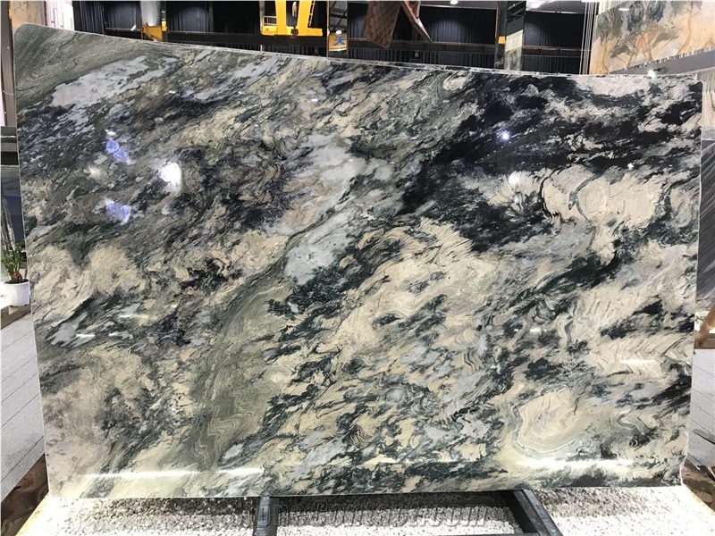 Top Quality Green Luxury Royal Orchid Stone Slab