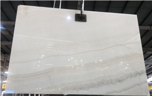 Turkey White Onyx Slab Backlight Vein Cut