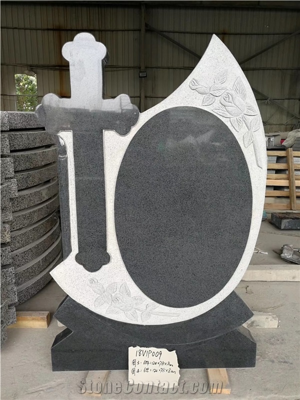 Uprighr Red Granite for Monuments/Tombstones
