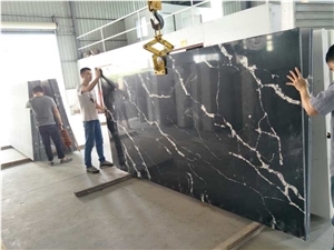 White and Black Root Artificial Stone Ms6222