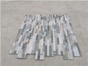 White Grain Quartz Glued Culture Stone Wall Panel White Grain Quartz Glued Culture Stone Wall Panel