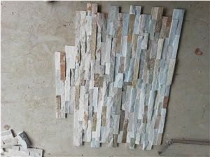 Wooden Yellow Panels Z Shape Wall Cladding