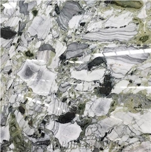 China Ice Green Decoration Marble Slab for Design